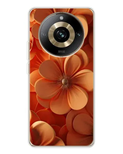 Чехол для Realme 11 Pro 5G с картинкой «Оранжевый макро цветок» Чехол для Realme 11 Pro 5G с картинкой «Оранжевый макро цветок»