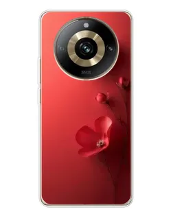 Чехол для Realme 11 Pro 5G с картинкой «Маковые соцветия» Чехол для Realme 11 Pro 5G с картинкой «Маковые соцветия»