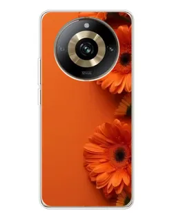 Чехол для Realme 11 Pro 5G с картинкой «Оранжевые герберы» Чехол для Realme 11 Pro 5G с картинкой «Оранжевые герберы»