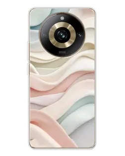 Чехол для Realme 11 Pro 5G с картинкой «Пастельные нежные волны» Чехол для Realme 11 Pro 5G с картинкой «Пастельные нежные волны»
