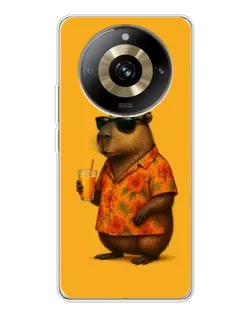 Чехол для Realme 11 Pro 5G с картинкой «Капибара на отдыхе» Чехол для Realme 11 Pro 5G с картинкой «Капибара на отдыхе»