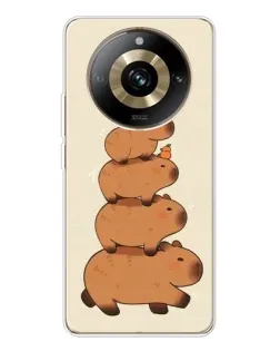 Чехол для Realme 11 Pro 5G с картинкой «Башня из капибар» Чехол для Realme 11 Pro 5G с картинкой «Башня из капибар»