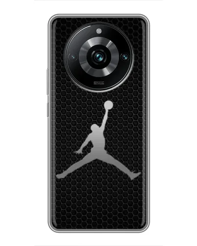 Чехол для Realme 11 Pro Plus с картинкой «Jordan Dark Carbon» Чехол для Realme 11 Pro Plus с картинкой «Jordan Dark Carbon»