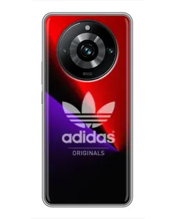 Чехол для Realme 11 Pro Plus с картинкой «Adidas Red Neon» Чехол для Realme 11 Pro Plus с картинкой «Adidas Red Neon»