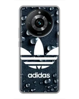 Чехол для Realme 11 Pro Plus с картинкой «Adidas Trefoil Blue» Чехол для Realme 11 Pro Plus с картинкой «Adidas Trefoil Blue»