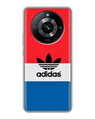 Чехол для Realme 11 Pro Plus с картинкой «Ретро блоки Adidas» Чехол для Realme 11 Pro Plus с картинкой «Ретро блоки Adidas»