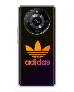 Чехол для Realme 11 Pro Plus с картинкой «Градиент Adidas»
