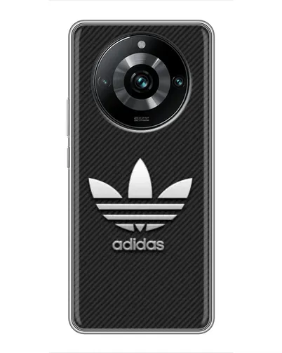 Чехол для Realme 11 Pro Plus с картинкой «Adidas Карбоновая текстура» Чехол для Realme 11 Pro Plus с картинкой «Adidas Карбоновая текстура»