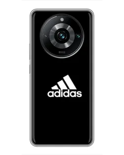 Чехол для Realme 11 Pro Plus с картинкой «Черная классика Adidas»