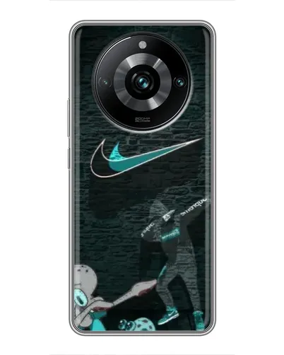 Чехол для Realme 11 Pro Plus с картинкой «Спортивный арт Nike» Чехол для Realme 11 Pro Plus с картинкой «Спортивный арт Nike»