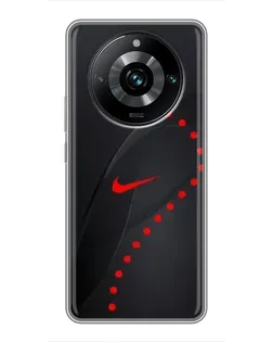 Чехол для Realme 11 Pro Plus с картинкой «Абстрактный дизайн Nike»