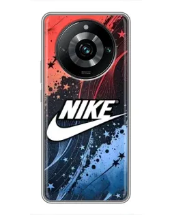 Чехол для Realme 11 Pro Plus с картинкой «Градиентный принт Найк»