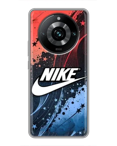 Чехол для Realme 11 Pro Plus с картинкой «Градиентный принт Найк» Чехол для Realme 11 Pro Plus с картинкой «Градиентный принт Найк»