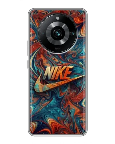 Чехол для Realme 11 Pro Plus с картинкой «Nike в абстракции» Чехол для Realme 11 Pro Plus с картинкой «Nike в абстракции»