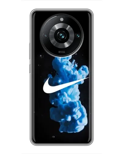 Чехол для Realme 11 Pro Plus с картинкой «Nike и синий дым» Чехол для Realme 11 Pro Plus с картинкой «Nike и синий дым»