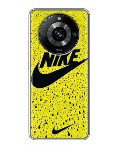 Чехол для Realme 11 Pro Plus с картинкой «Желтый текстурный Nike» Чехол для Realme 11 Pro Plus с картинкой «Желтый текстурный Nike»