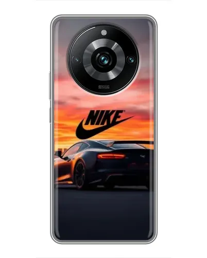 Чехол для Realme 11 Pro Plus с картинкой «Nike и суперкар» Чехол для Realme 11 Pro Plus с картинкой «Nike и суперкар»
