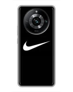 Чехол для Realme 11 Pro Plus с картинкой «Минималистический Найк»