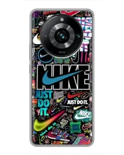 Чехол для Realme 11 Pro Plus с картинкой «Яркий коллаж Nike» Чехол для Realme 11 Pro Plus с картинкой «Яркий коллаж Nike»