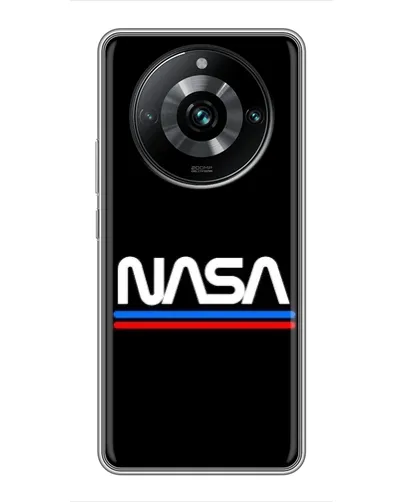 Чехол для Realme 11 Pro Plus с картинкой «NASA — классика Red Blue»