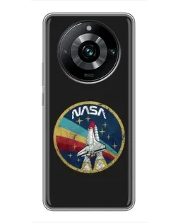 Чехол для Realme 11 Pro Plus с картинкой «NASA — эмблема миссии» Чехол для Realme 11 Pro Plus с картинкой «NASA — эмблема миссии»