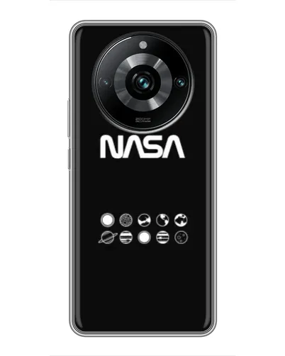Чехол для Realme 11 Pro Plus с картинкой «NASA — технический принт»