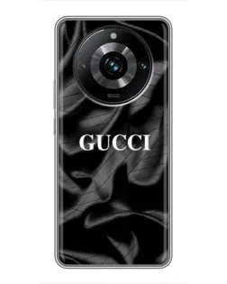 Чехол для Realme 11 Pro Plus с картинкой «Gucci — шелковые волны» Чехол для Realme 11 Pro Plus с картинкой «Gucci — шелковые волны»