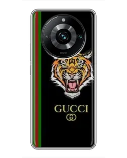 Чехол для Realme 11 Pro Plus с картинкой «Тигр Gucci» Чехол для Realme 11 Pro Plus с картинкой «Тигр Gucci»