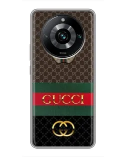 Чехол для Realme 11 Pro Plus с картинкой «Gucci — брендированный десерт»