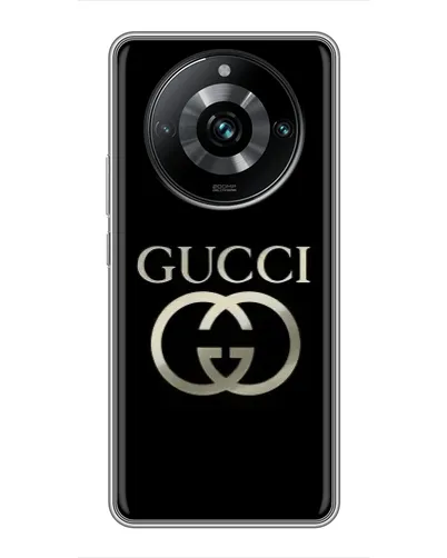 Чехол для Realme 11 Pro Plus с картинкой «Gucci — золото на черном» Чехол для Realme 11 Pro Plus с картинкой «Gucci — золото на черном»