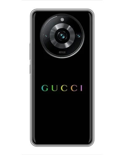 Чехол для Realme 11 Pro Plus с картинкой «Gucci — неоновый минимализм» Чехол для Realme 11 Pro Plus с картинкой «Gucci — неоновый минимализм»