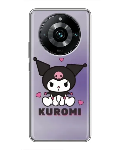 Чехол для Realme 11 Pro Plus с картинкой «Kuromi — фиолетовый арт»