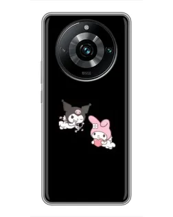 Чехол для Realme 11 Pro Plus с картинкой «My Melody и Kuromi» Чехол для Realme 11 Pro Plus с картинкой «My Melody и Kuromi»