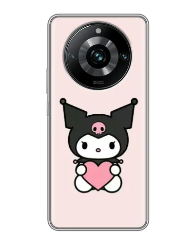 Чехол для Realme 11 Pro Plus с картинкой «Kuromi и сердце»