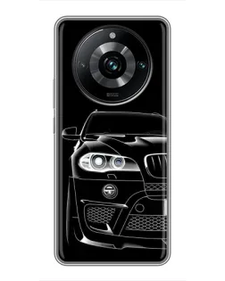 Чохол для Realme 11 Pro Plus з картинкою «Темний силует BMW»