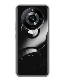 Чохол для Realme 11 Pro Plus з картинкою «Емблема BMW — макро»