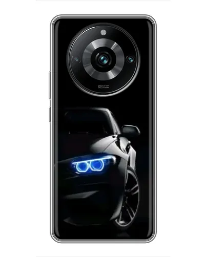 Чехол для Realme 11 Pro Plus с картинкой «BMW — ночной взгляд» Чехол для Realme 11 Pro Plus с картинкой «BMW — ночной взгляд»