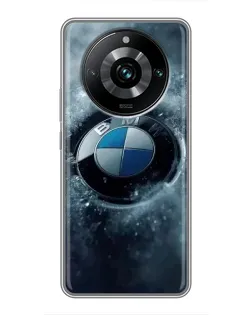 Чохол для Realme 11 Pro Plus з картинкою «Логотип BMW — лід»