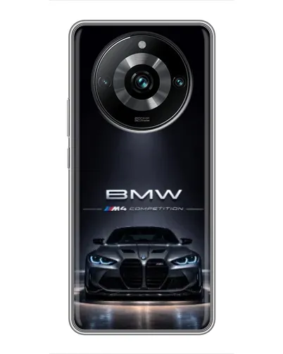 Чехол для Realme 11 Pro Plus с картинкой «BMW сквозь ночной город» Чехол для Realme 11 Pro Plus с картинкой «BMW сквозь ночной город»