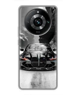 Чохол для Realme 11 Pro Plus з картинкою «BMW — акварельний дрифт»