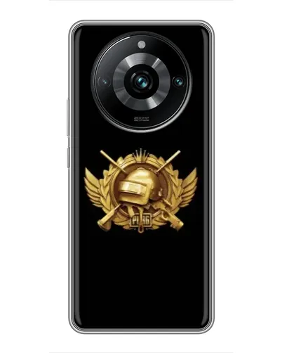 Чехол для Realme 11 Pro Plus с картинкой «PUBG — оранжевый градиент» Чехол для Realme 11 Pro Plus с картинкой «PUBG — оранжевый градиент»