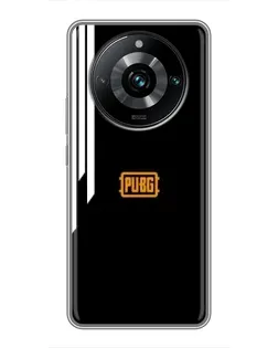 Чехол для Realme 11 Pro Plus с картинкой «PUBG — вертикальные линии» Чехол для Realme 11 Pro Plus с картинкой «PUBG — вертикальные линии»