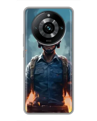 Чехол для Realme 11 Pro Plus с картинкой «PUBG — реалистичный герой» Чехол для Realme 11 Pro Plus с картинкой «PUBG — реалистичный герой»