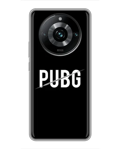 Чехол для Realme 11 Pro Plus с картинкой «PUBG — белый логотип» Чехол для Realme 11 Pro Plus с картинкой «PUBG — белый логотип»
