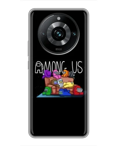 Чехол для Realme 11 Pro Plus с картинкой «Логотип Among Us» Чехол для Realme 11 Pro Plus с картинкой «Логотип Among Us»