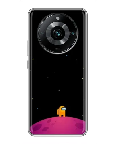 Чехол для Realme 11 Pro Plus с картинкой «Одинокий герой на планете» Чехол для Realme 11 Pro Plus с картинкой «Одинокий герой на планете»