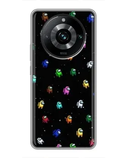 Чехол для Realme 11 Pro Plus с картинкой «Экипаж Among Us» Чехол для Realme 11 Pro Plus с картинкой «Экипаж Among Us»