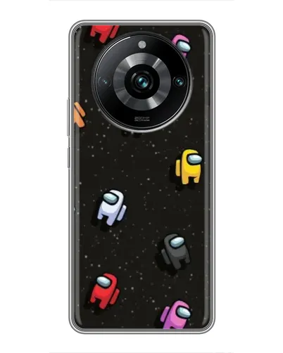 Чехол для Realme 11 Pro Plus с картинкой «Космический паттерн Among Us» Чехол для Realme 11 Pro Plus с картинкой «Космический паттерн Among Us»