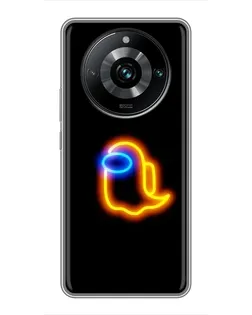 Чехол для Realme 11 Pro Plus с картинкой «Among Us неоновое сияние» Чехол для Realme 11 Pro Plus с картинкой «Among Us неоновое сияние»