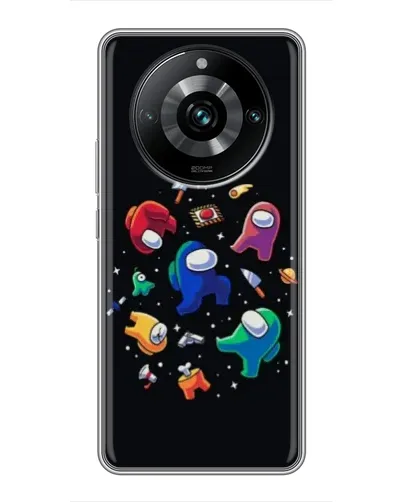 Чехол для Realme 11 Pro Plus с картинкой «Among Us космос» Чехол для Realme 11 Pro Plus с картинкой «Among Us космос»